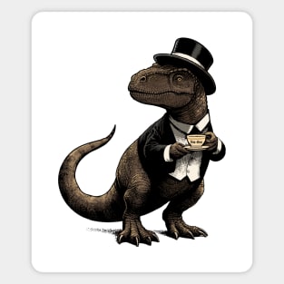 Tea Rex Magnet